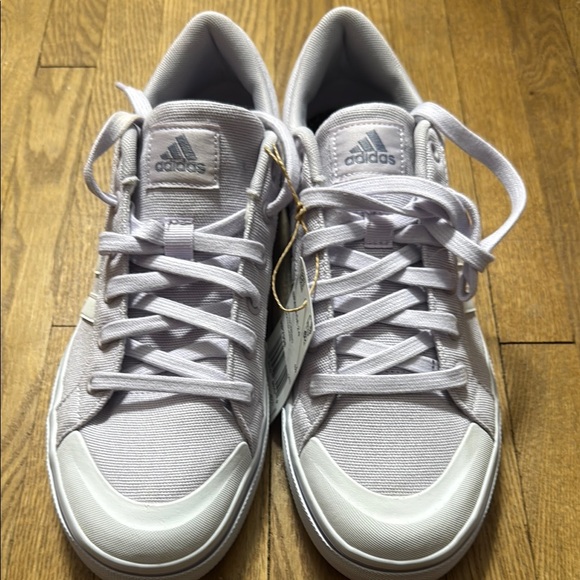 Adidas Classic White Lace-Up Sneakers - Picture 2 of 6